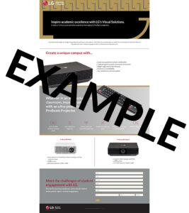 LG_Projector_Campaign_Landing page preview